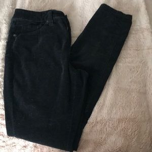 Universal thread velvet look pants